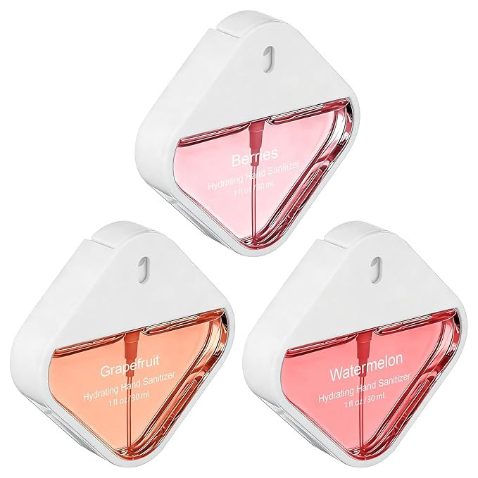 3 Pcs Power Mist Hydrating Hand Sanitizer Spray Bulk Travel Size Hand Sanitizer Spray Pocket 1 oz... | Amazon (US)