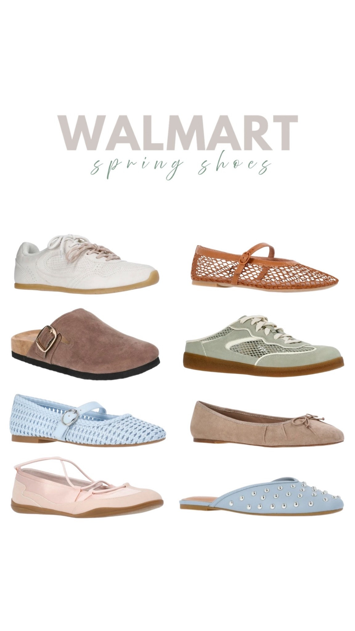 Walmart spring shoes just understood the assignment 👏🏼🤍

From woven flats and neutral ballet styles to sporty sneakers and easy slip-ons — these are the perfect everyday shoes to refresh your spring wardrobe.

Chic, wearable, and budget-friendly without sacrificing style 🙌🏼

#WalmartShoes #SpringShoes #WalmartFinds #AffordableStyle #EverydayFashion #NeutralStyle #SpringWardrobe #LTKFashion

#LTKSpringSale #LTKmomlife #LTKSaleAlert
