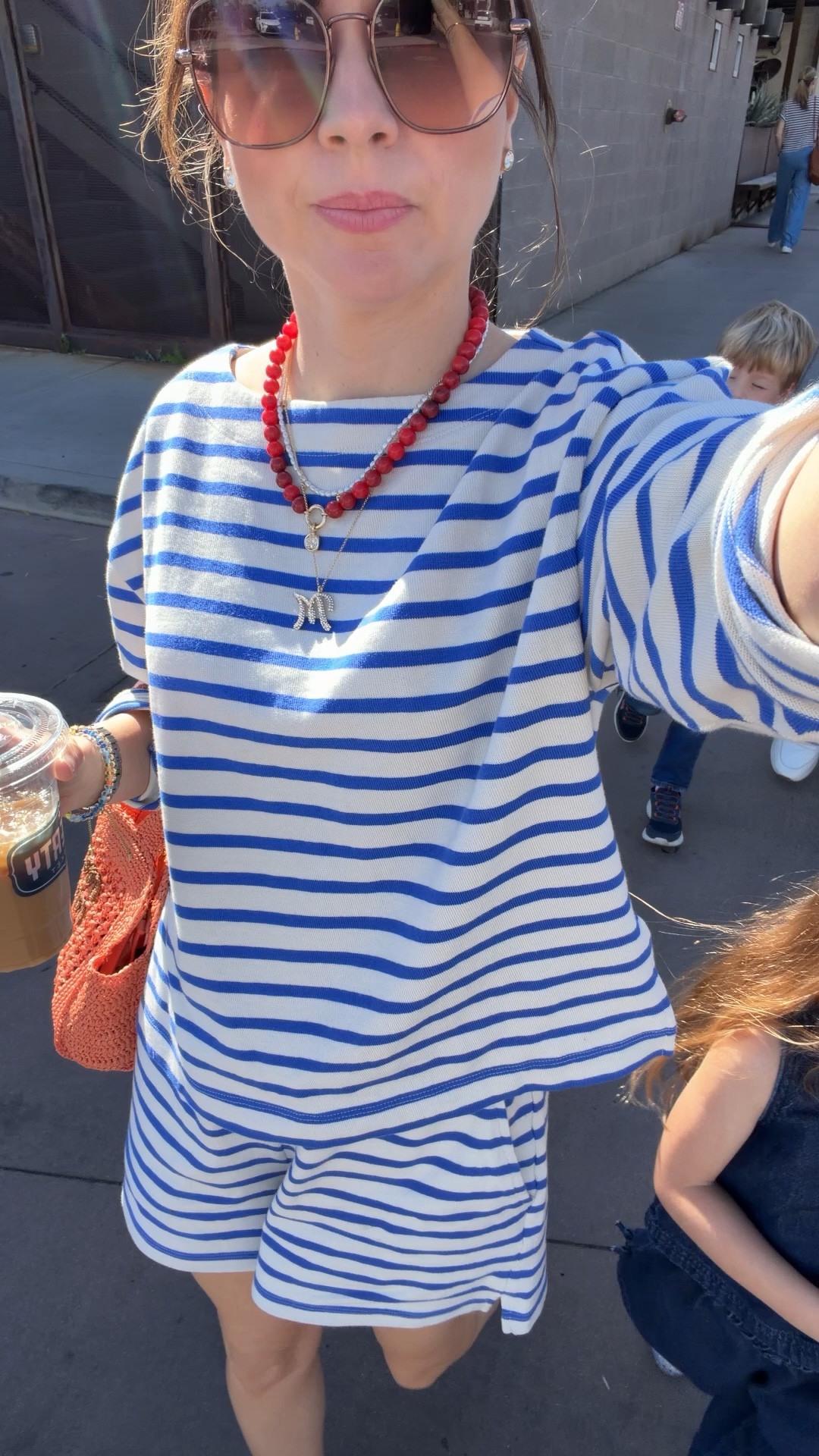 Easy summer outfit formula for busy moms who still want to look put together.

This striped matching set is lightweight, breathable, and the length works perfectly for a 5’2 frame — no overwhelming fabric, no awkward proportions. I love that I can wear the top tucked into denim or throw the shorts on with a tank and sandals for everyday errands.

Styled with neutral flat sandals (that go with everything), a woven statement bag for texture, and oversized sunglasses for that effortless finish.


Comment SHOP below to receive a DM with the link to this post on my LTK ⬇ https://liketk.it/5WDrF #ltkpetite #ltkootd

#LTKPetite #LTKgrwm