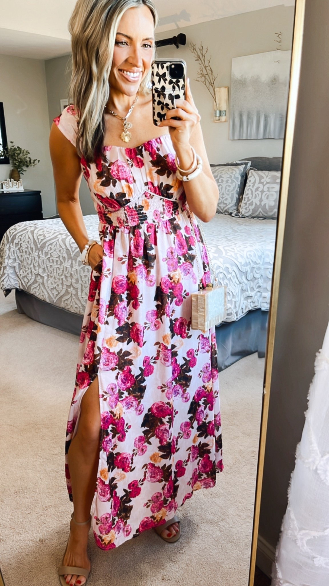Gorgeous early fall dresses! I’m wearing size small in all 🍁 
Promo code expire 9/30:
•Pink floral 40% - 7BIY75ZT


#LTKFindsUnder50 #LTKWedding #LTKSaleAlert