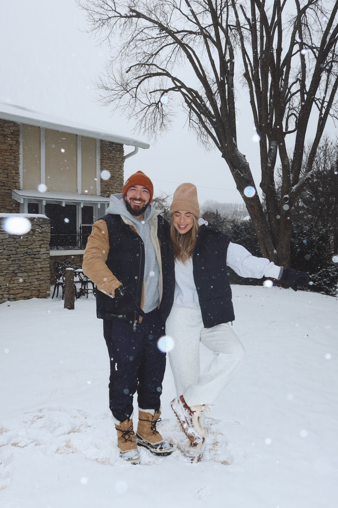 snow day ootd! wearing my usual size small in the sweat set, size up in the boots!

#LTKSaleAlert #LTKActive #LTKdayinmylife
