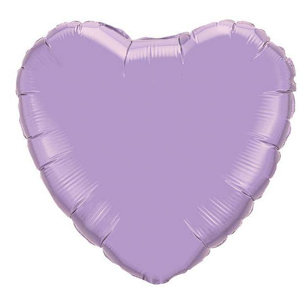 18" Pearl Lavender Foil Heart Balloon | Shop Sweet Lulu