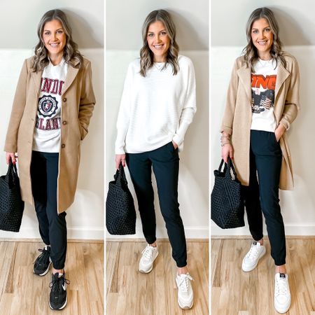 3 Ways To Style Joggers

Joggers | Amazon | How to style | Styling tips | Graphic tee | Camel coat

#LTKstyletip #LTKfit #LTKunder50