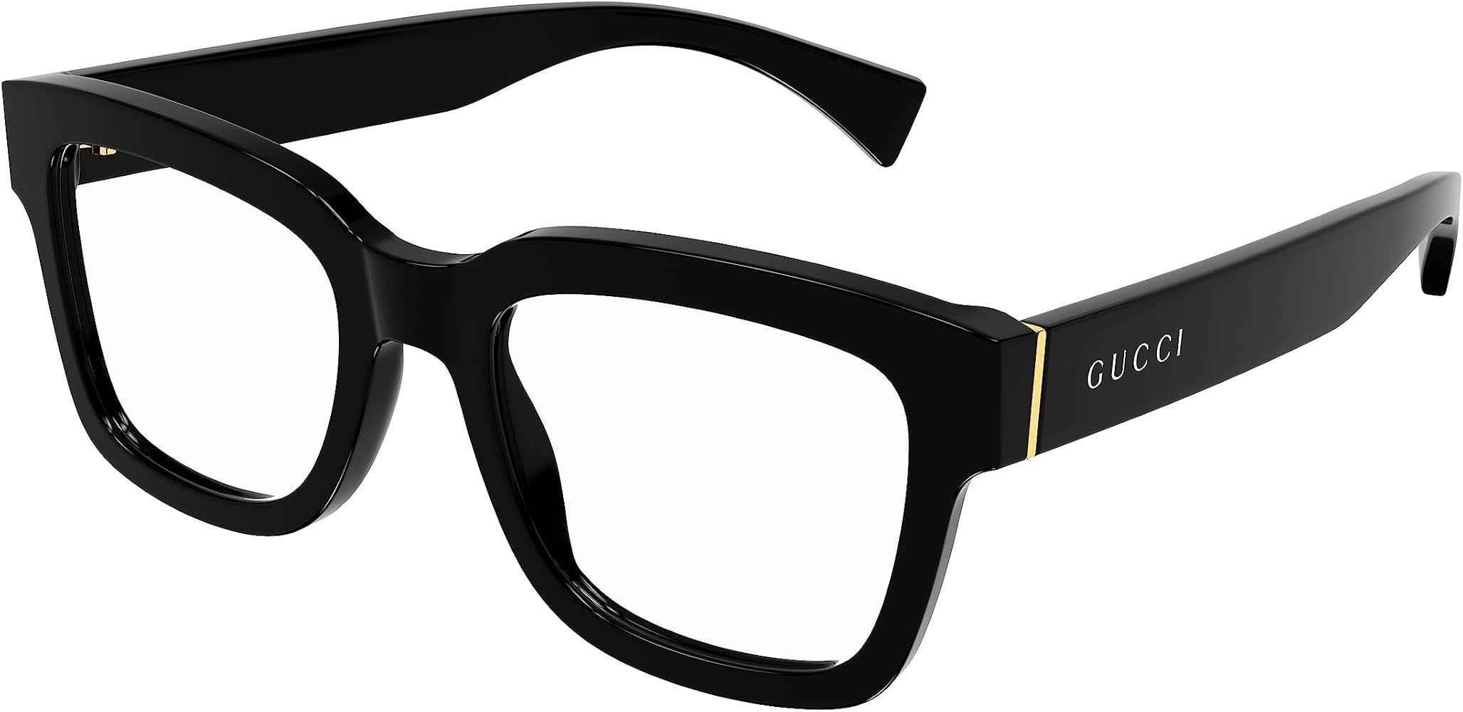 Gucci GG1138O-001 Black Square Unisex Eyeglasses | Amazon (US)