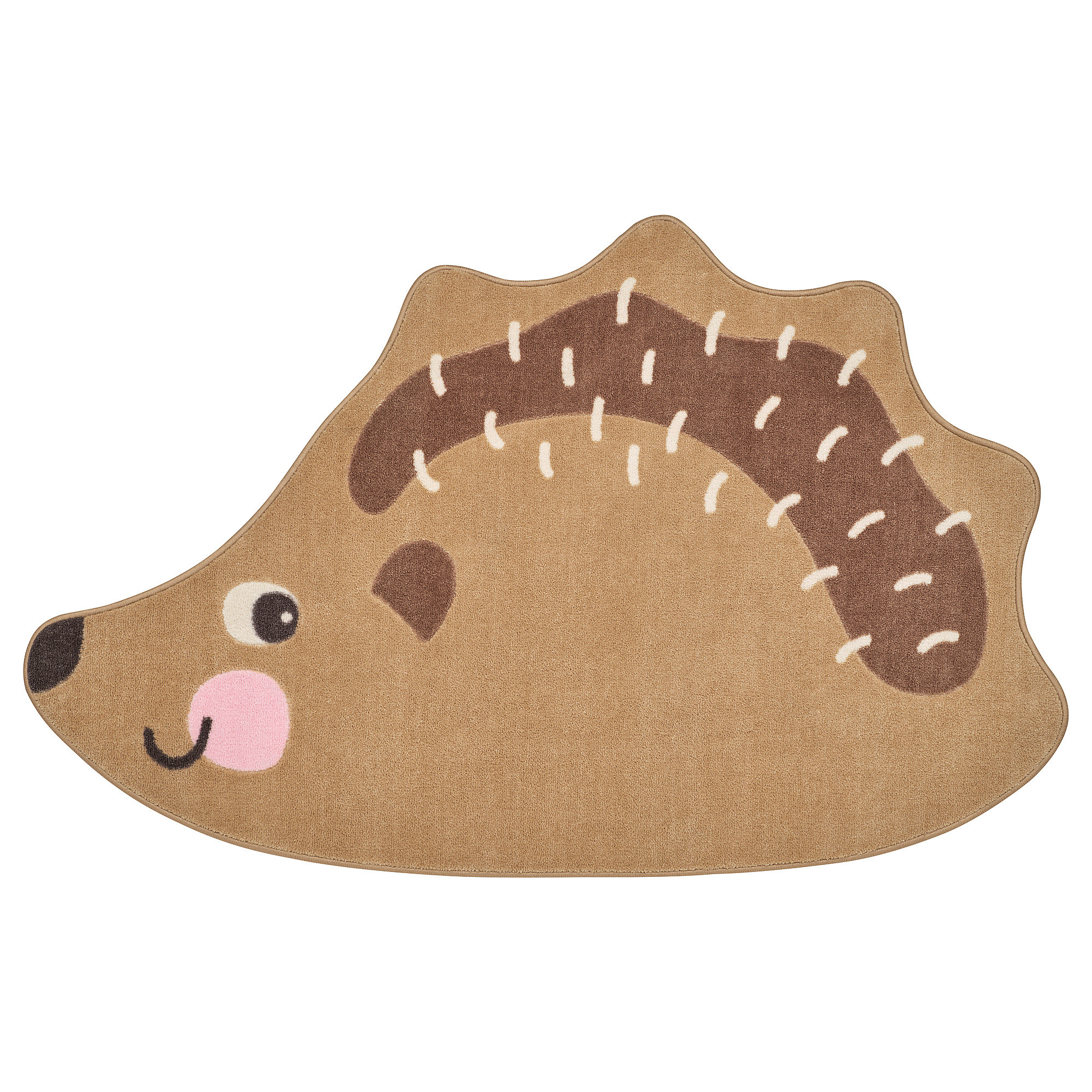 BRUMMIG Rug, hedgehog shaped/brown, 3 ' 1 "x4 ' 11 " | IKEA US
