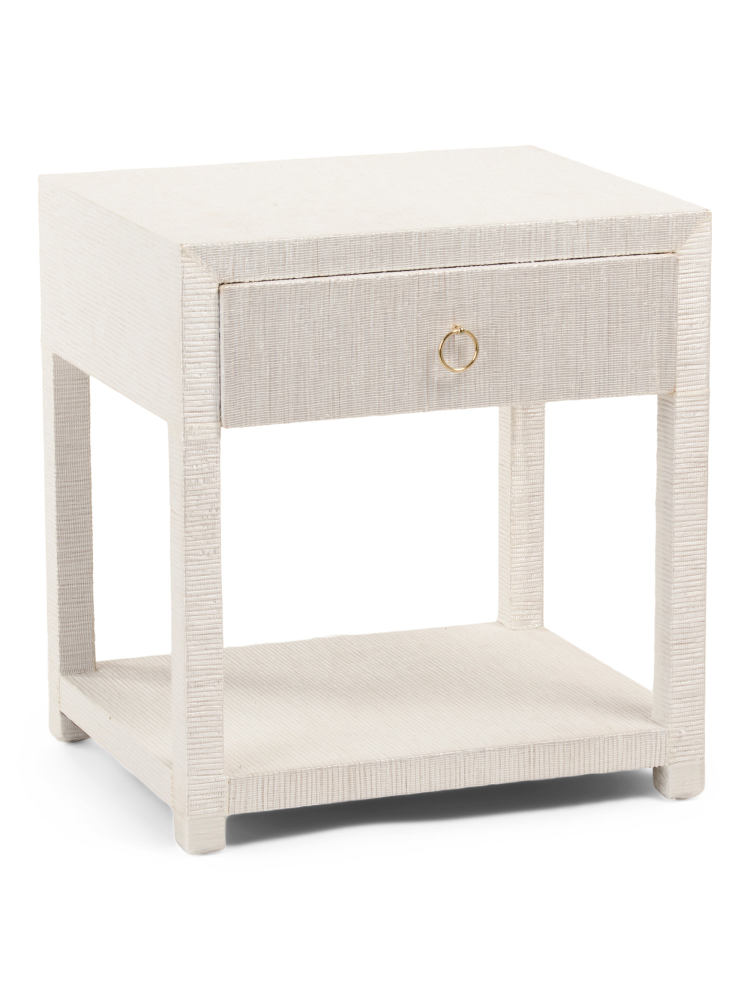 Rafia One Drawer Side Table | TJ Maxx