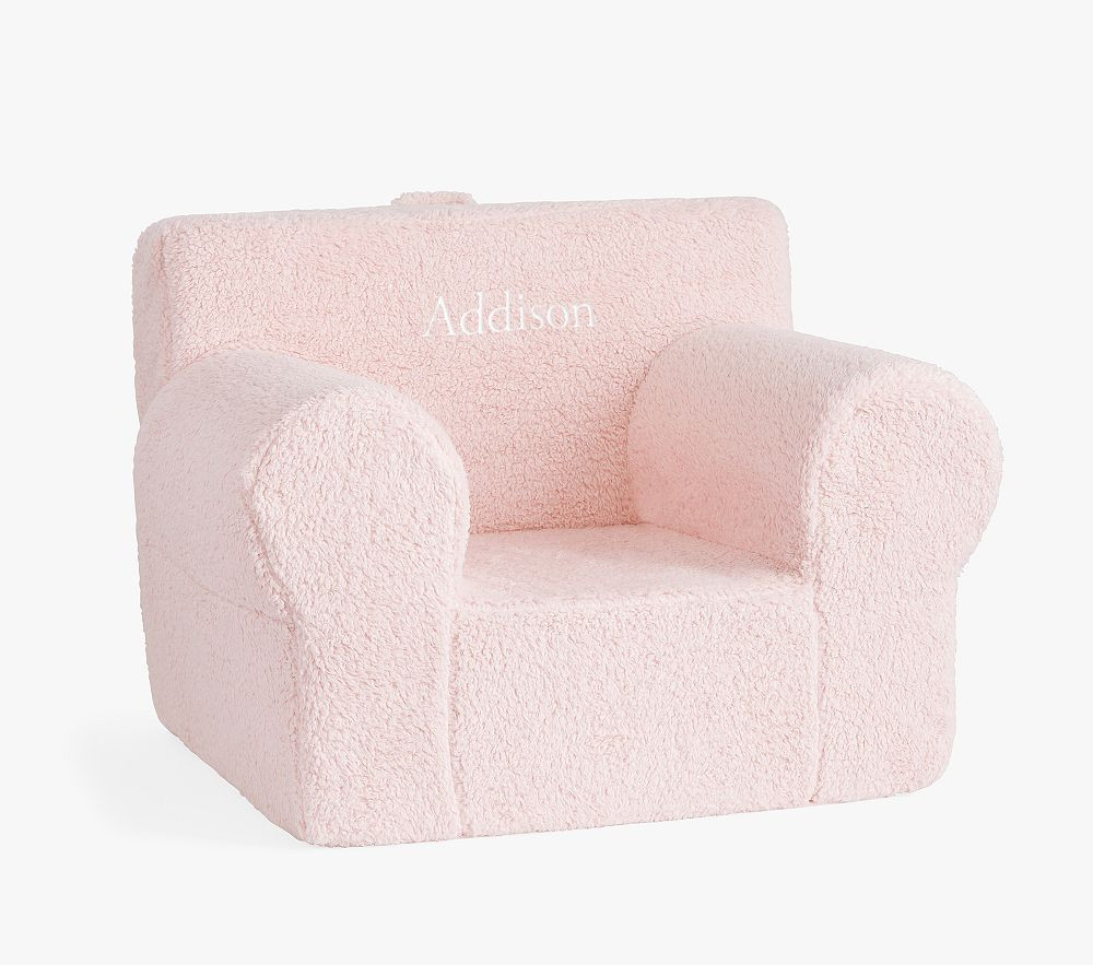 Anywhere Chair®, Blush Cozy Sherpa | Pottery Barn Kids