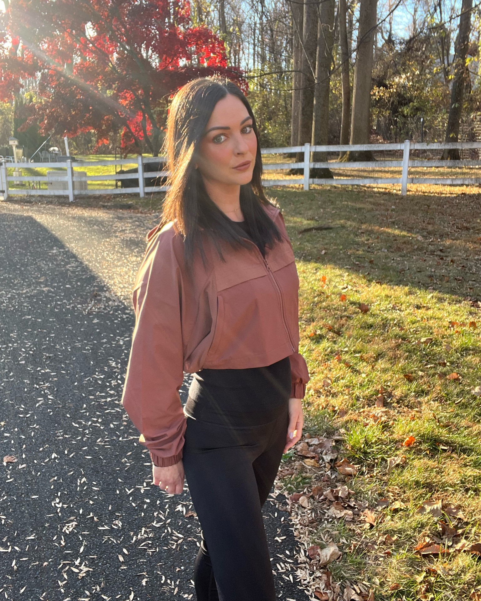 @Alo Yoga  30% off sale came at the worst possible time for my wallet 😅☁️ This lightweight cropped windbreaker is the perfect throw-on layer for those warm spring days when rain is in the forecast but it’s way too humid for a heavy jacket. Paired with my favorite black Alo staples for an effortless sporty monochrome look 🖤

Cute, lightweight, and practical enough for real life mom errands = immediately yes 👏

#aloyoga #alosale #springstyle #athleisurewear #monochromelook #lightweightjacket #alofinds #ltkstyle #casualoutfits #momstyle

#LTKfitnessgoals #LTKSaleAlert #LTKActive