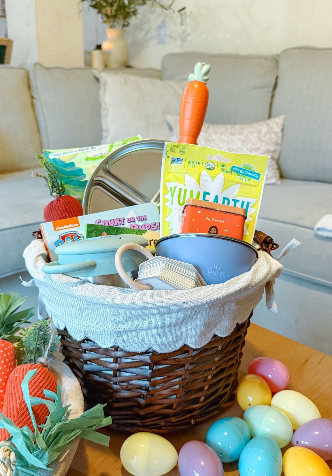 The cutest and most practical Easter basket idea for toddlers🐰✨ Mixing in things they’ll love + things we’ll actually use every day (toddler cups, snack containers, plates & more) 🤍 

#LTKmomlife #LTKKids #LTKBaby