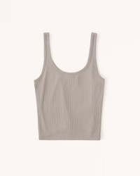 Women's Cozy Rib Scoopneck Sleep Tank | Women's Intimates & Sleepwear | Abercrombie.com | Abercrombie & Fitch (US)