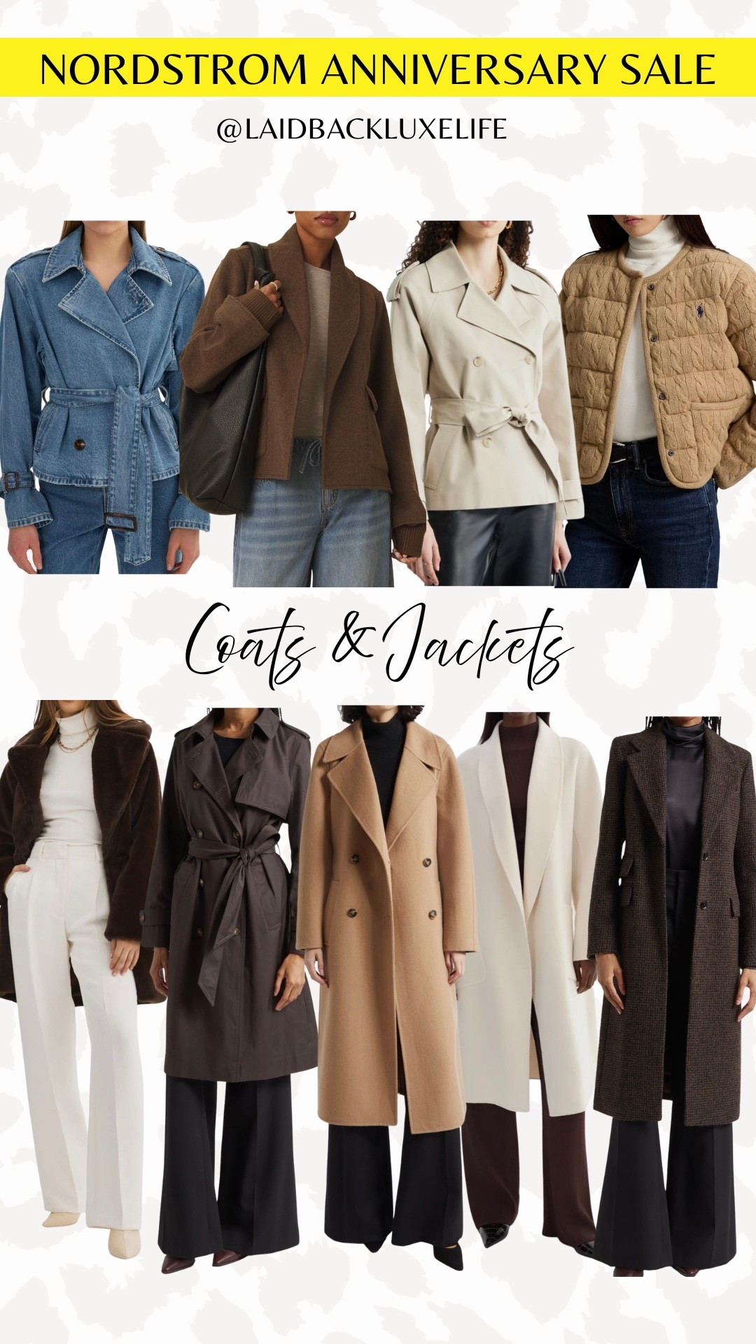 Nordstrom Anniversary Sale 2026, NSALE 2026, best of Nordstrom Sale, best of NSale, NSale coats, trench coat, wool coat, NSale jackets @nordstrom #nsale #nordstromsale #LaidbackLuxeLife

Hey Beautiful! Feel free to comment on this post if you have any questions! 🫶🏽

Follow me for more fashion finds, beauty faves, lifestyle, home decor, sales and more! So glad you’re here!! XO, Karma

#LTKootd #LTKSeasonal #LTKSaleAlert