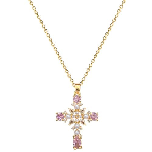 Open Box Sales Clearance in Warehouse Returns, Gold Necklaces for Women Heart Cross Pendant Necklace Simple Diamond Dainty Silver Jewelry Necklace Valentine's Gifts | Amazon (US)