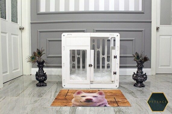 Dog House, Modern Dog Crate, Wooden Dog Kennel, Wooden Pet Furniture, Indoor Dog House, Dog Furni... | Etsy (AU)
