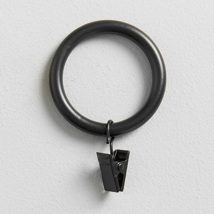 Classic Steel Curtain Rings | Pottery Barn Teen