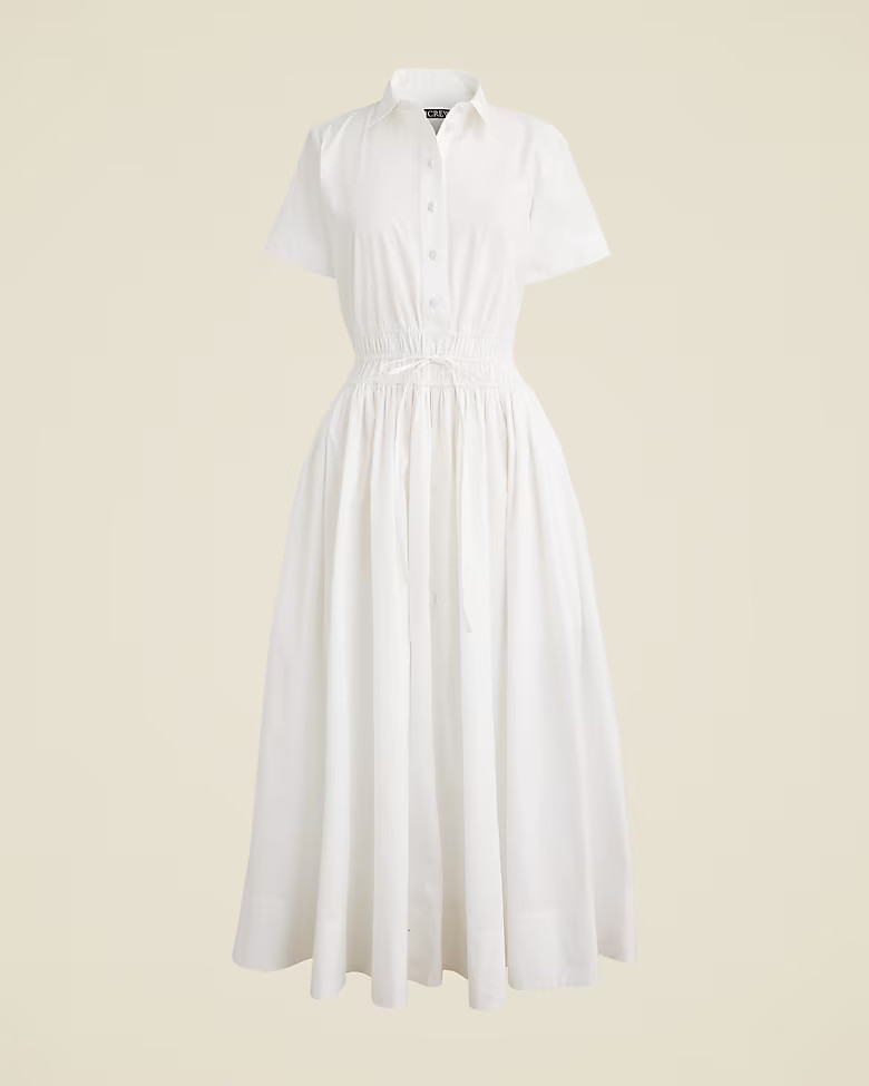 Elena shirtdress in cotton poplin | J. Crew US