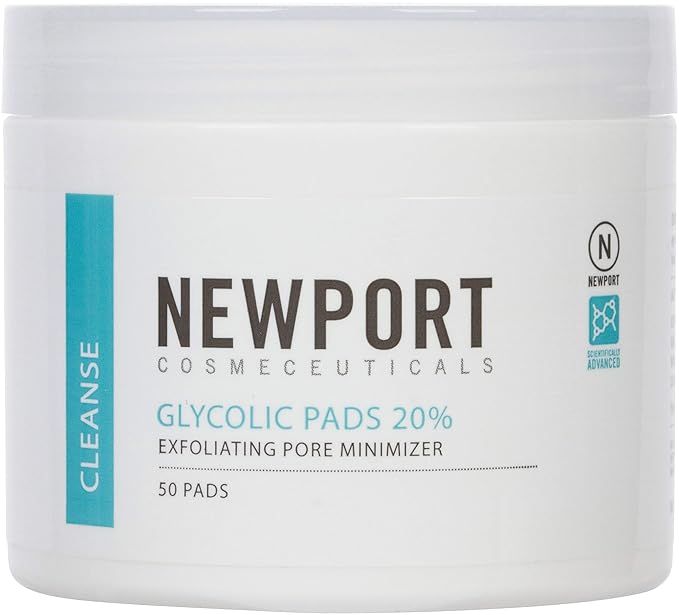 20% Glycolic Acid Pads and Exfoliating Face Cleansing Wipes for Targeted Adult Acne Treatment. De... | Amazon (US)