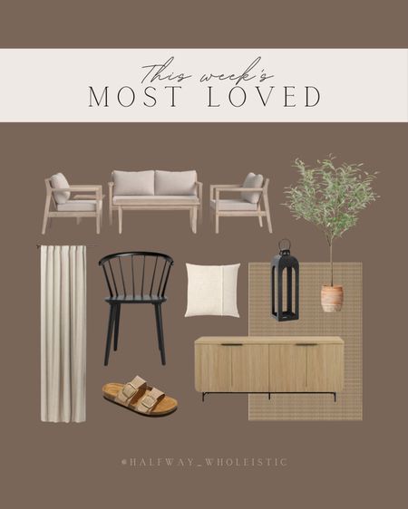 This week’s follower favorites include our entryway sideboard, outdoor furniture and decor, curtains, and sandals from Target! 

#livingroom #patio #spring #dining #pillow 

#LTKsalealert #LTKhome #LTKSeasonal