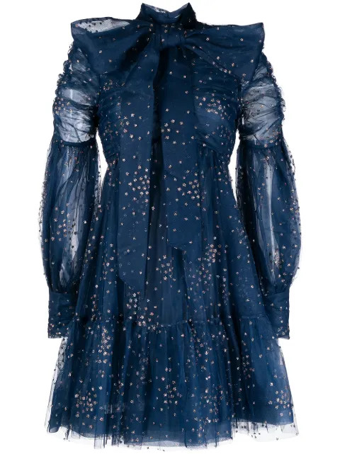 Rhythm tulle flared dress | Farfetch (US)