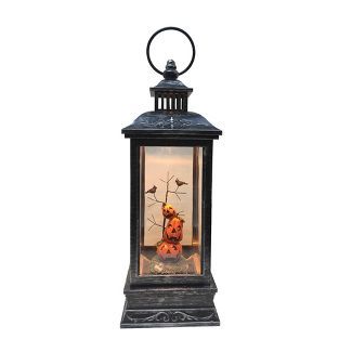 Northlight 11" LED Lighted Halloween Lantern with Stacked Pumpkins | Target