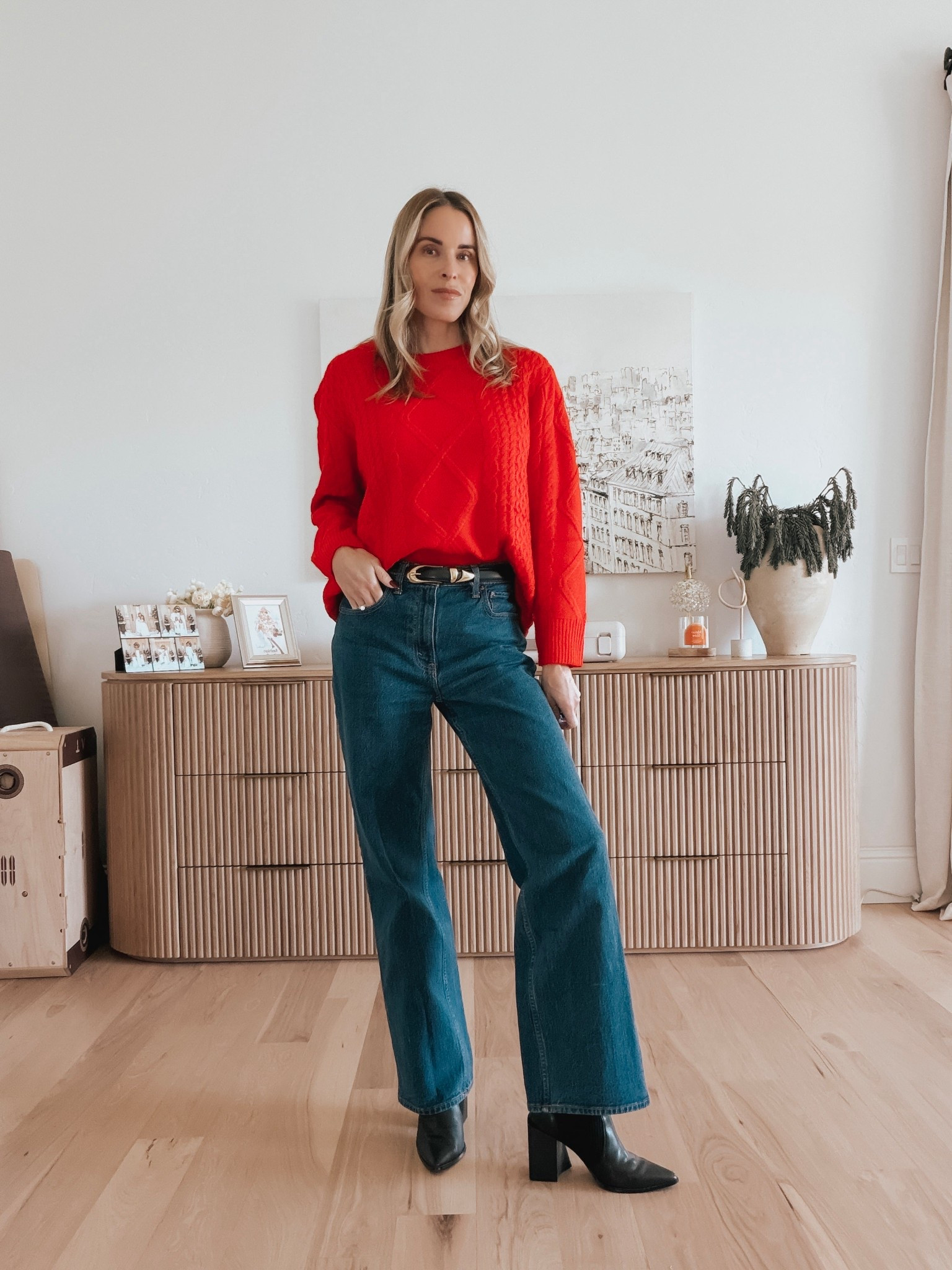 Loving this red cable knit sweater. Perfect for the holidays 

#LTKBeauty #LTKHoliday