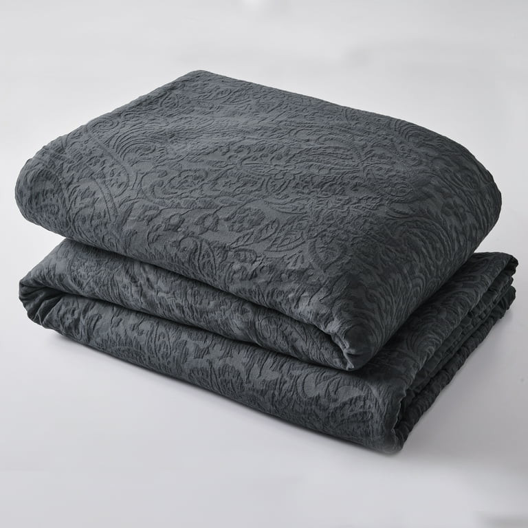 Better Homes & Gardens 3-Piece Grey Floral Comforter Set, King | Walmart (US)