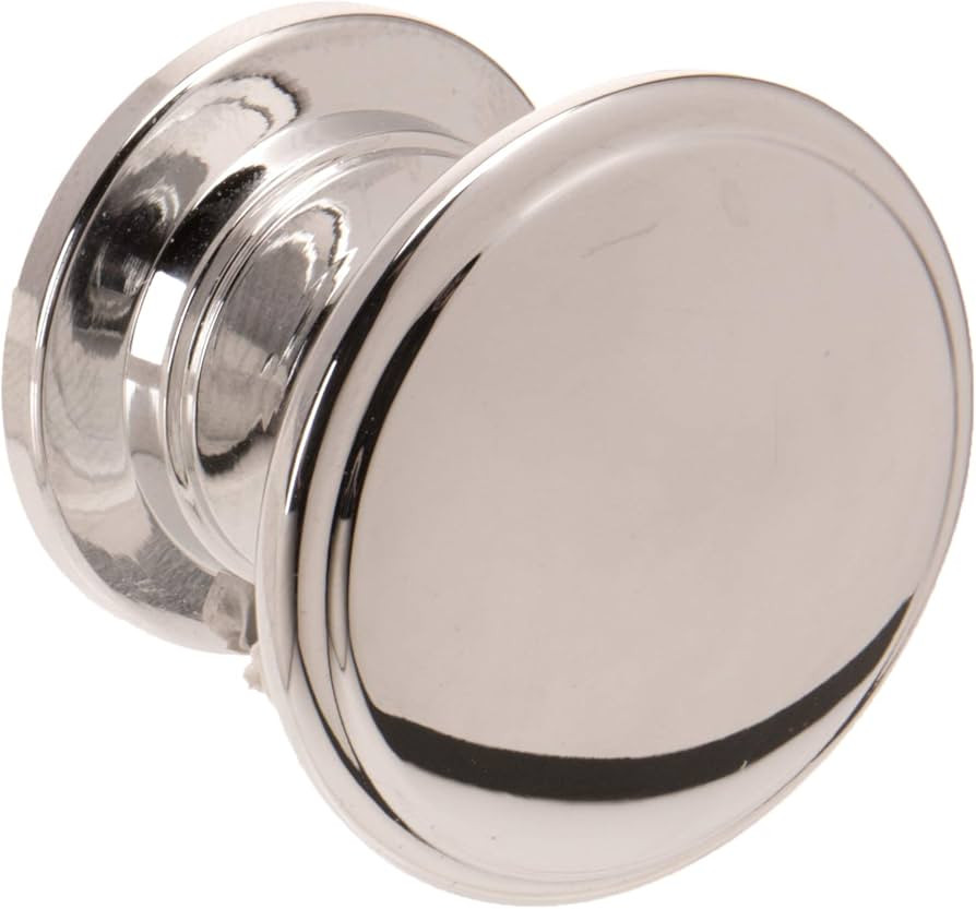 Amerock | Cabinet Knob | Polished Chrome | 1-1/4 inch (32 mm) Diameter | Ravino | 1 Pack | Drawer... | Amazon (US)