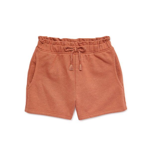 Garanimals Baby and Toddler Girls French Terry Cloth Shorts, Sizes 12M-5T - Walmart.com | Walmart (US)