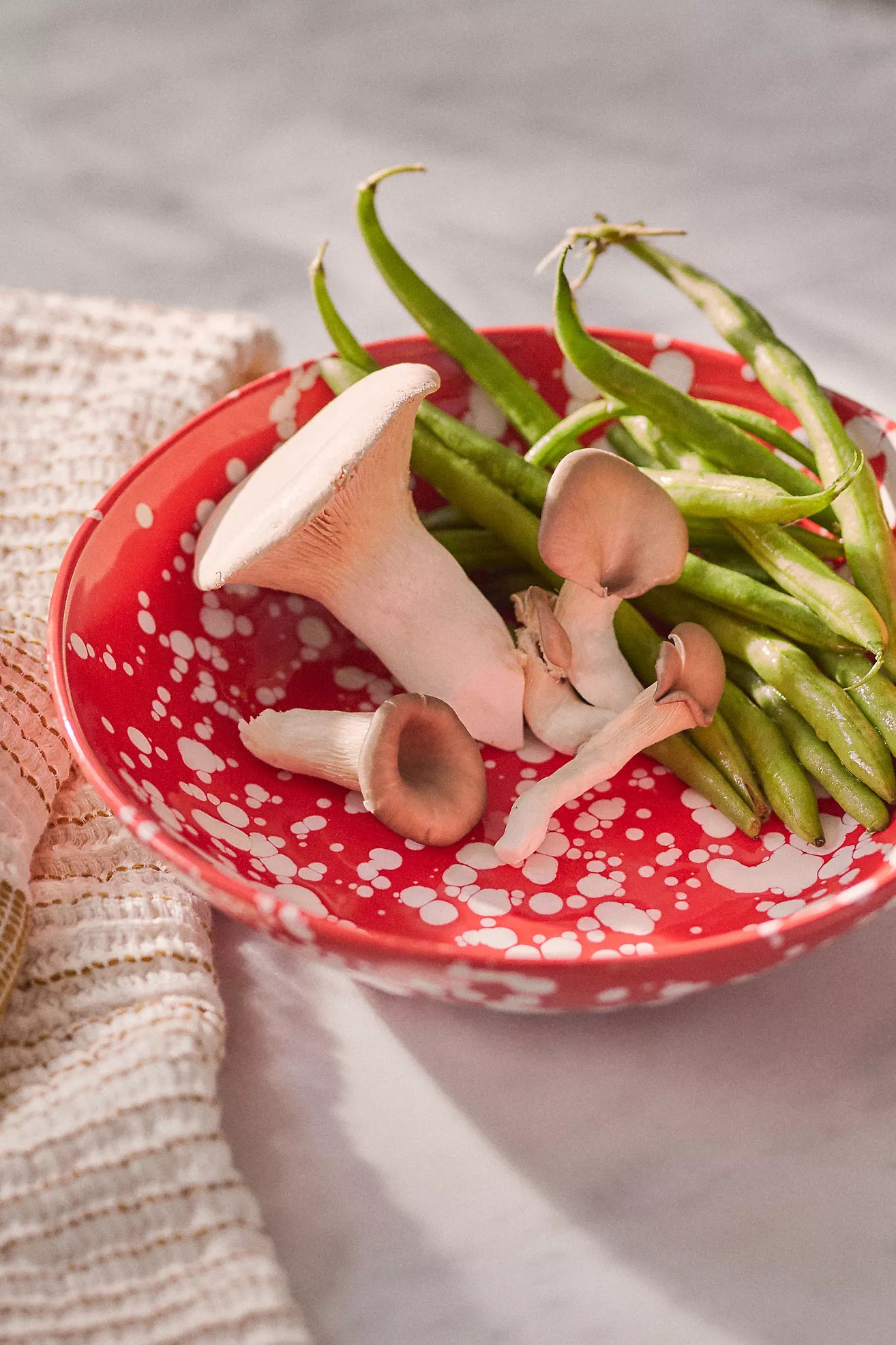 Splatter Portuguese Stoneware Pasta Bowl | Anthropologie (US)