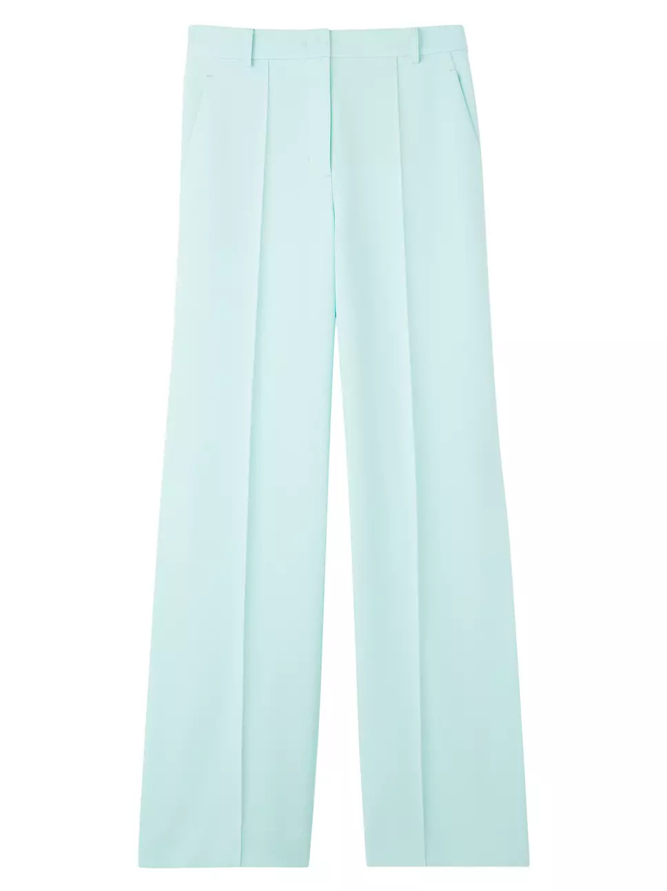 St. John Collection Line Stretch Cady Wide-Leg Pants | Saks Fifth Avenue