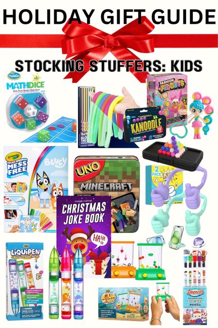 Stocking stuffer gift ideas for kids! 

This gift guide offers a variety of stocking stuffer ideas or last minute gift ideas for kids.




#ltkkids #ltkfindsunder50

#LTKsalealert #LTKCyberWeek #LTKGiftGuide