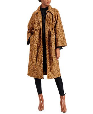 INC International Concepts Printed Trench Coat, Created for Macy's & Reviews - Coats & Jackets - ... | Macys (US)