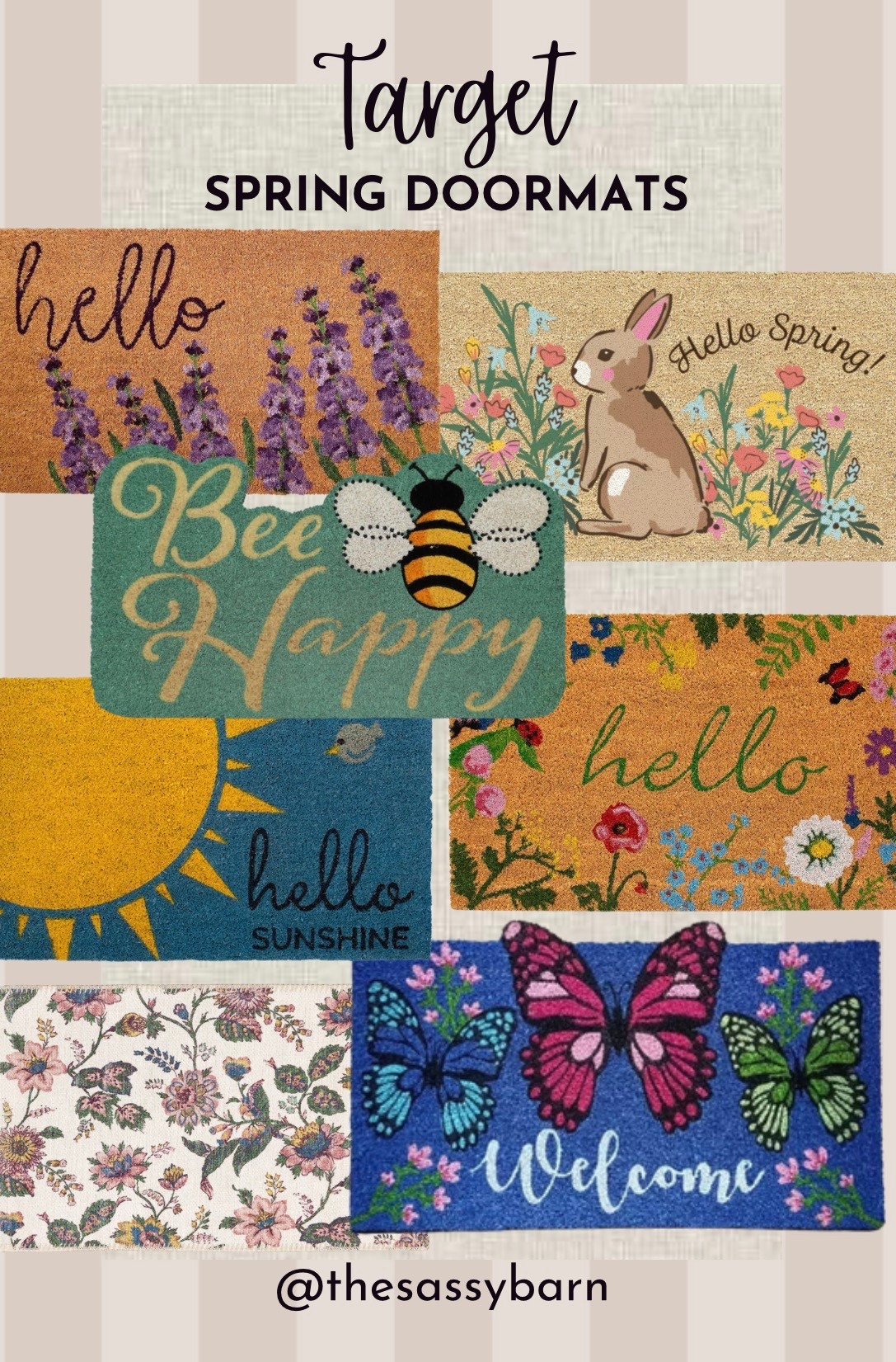 Add a little spring cheer to your front door with these adorable doormats from Target! 

#LTKSeasonal #LTKHome