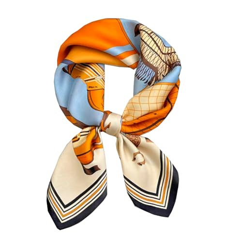 Hexchasty Head Hair Scarf Satin Silk Feeling Scarves for Women Lightweight Fashion Bag Purse Scar... | Amazon (US)