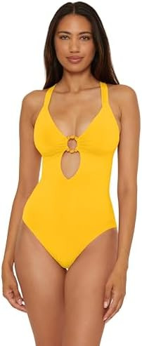 Becca Womens Marble Canyon One Piece Swimsuit, Adjustable, Bathing Suits for Women | Amazon (US)