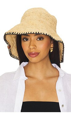 Rag & Bone Jade Whipstitch Rollable Hat in Nat from Revolve.com | Revolve Clothing (Global)