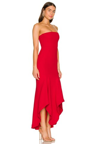 Lovers and Friends Urgonia Gown in Berry Red from Revolve.com | Revolve Clothing (Global)