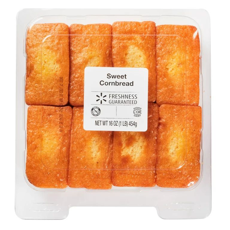 Freshness Guaranteed Sweet Cornbread , 16 oz, 8  Count | Walmart (US)