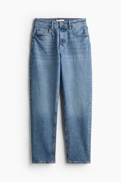 H & M - Mom Slim Fit High Waist Ankle Jeans - Blau - Damen | H&M (DE, AT, CH, NL, FI)