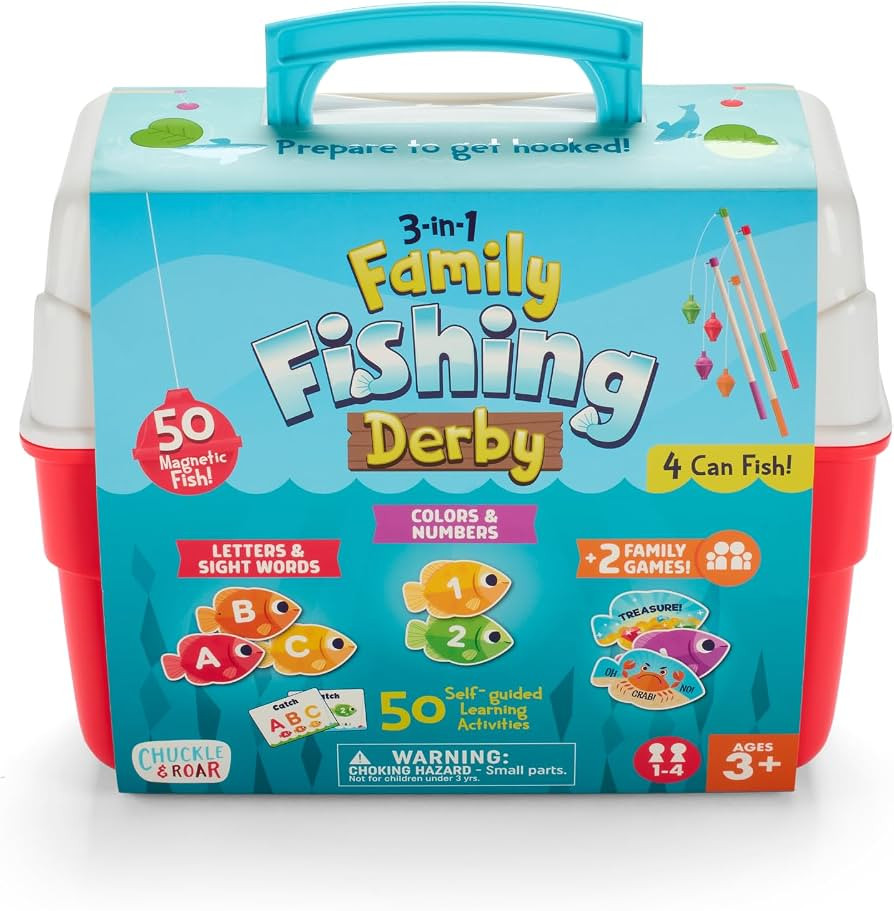 Chuckle & Roar Family Fishing Derby Learn While You Play Game | Amazon (US)