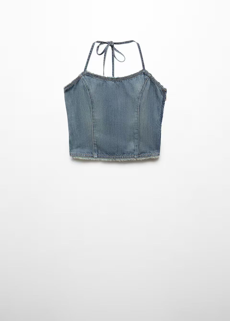Search: Denim top with frayed ends (1) | Mango USA | MANGO (US)