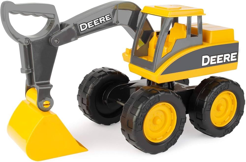 John Deere Sandbox Big Scoop Excavator Toy with Tilting Dump Bed - Construction Toys - Frustratio... | Amazon (US)