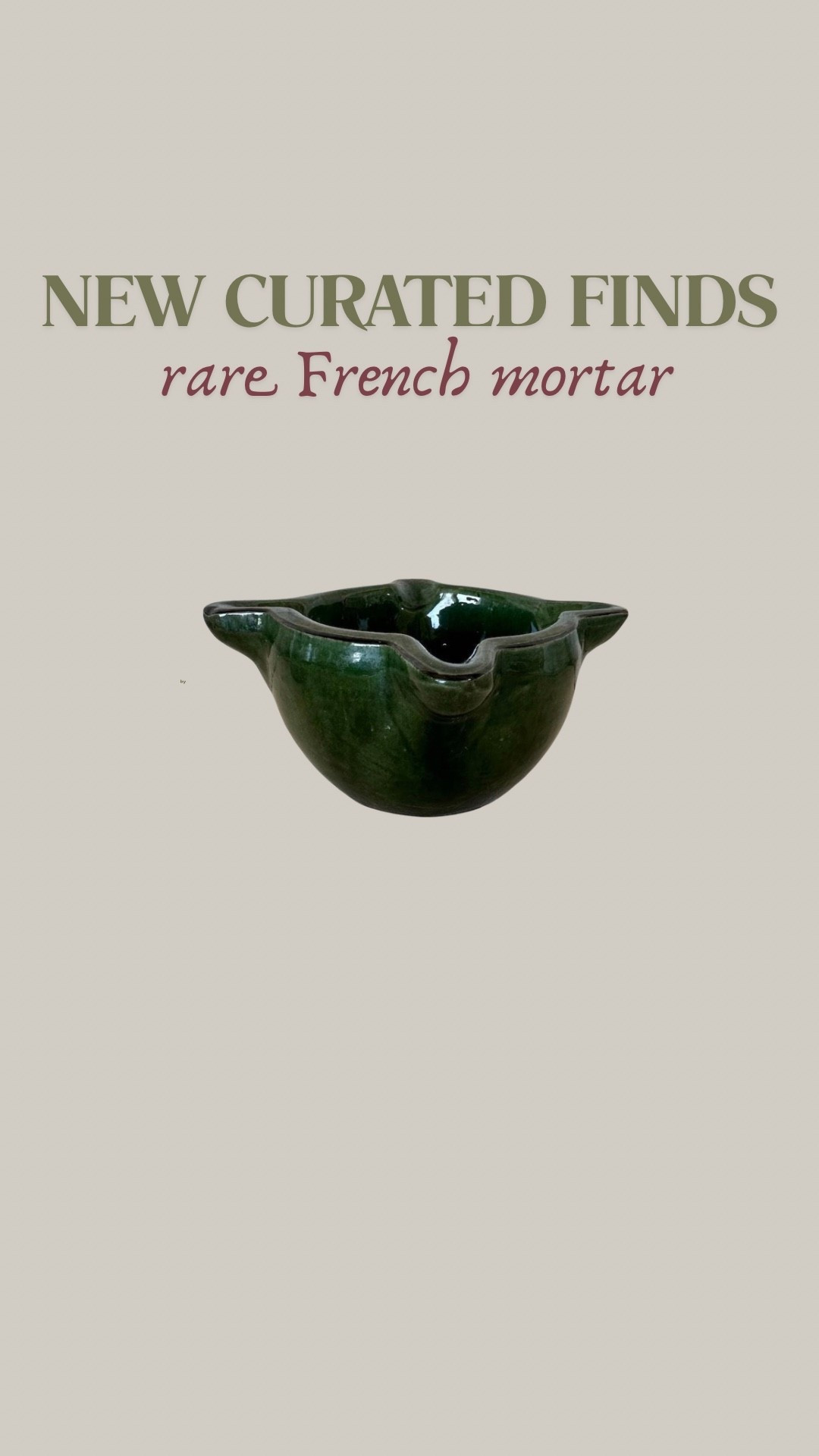 Rare French mortar 

#LTKHome #LTKSaleAlert #LTKOver40