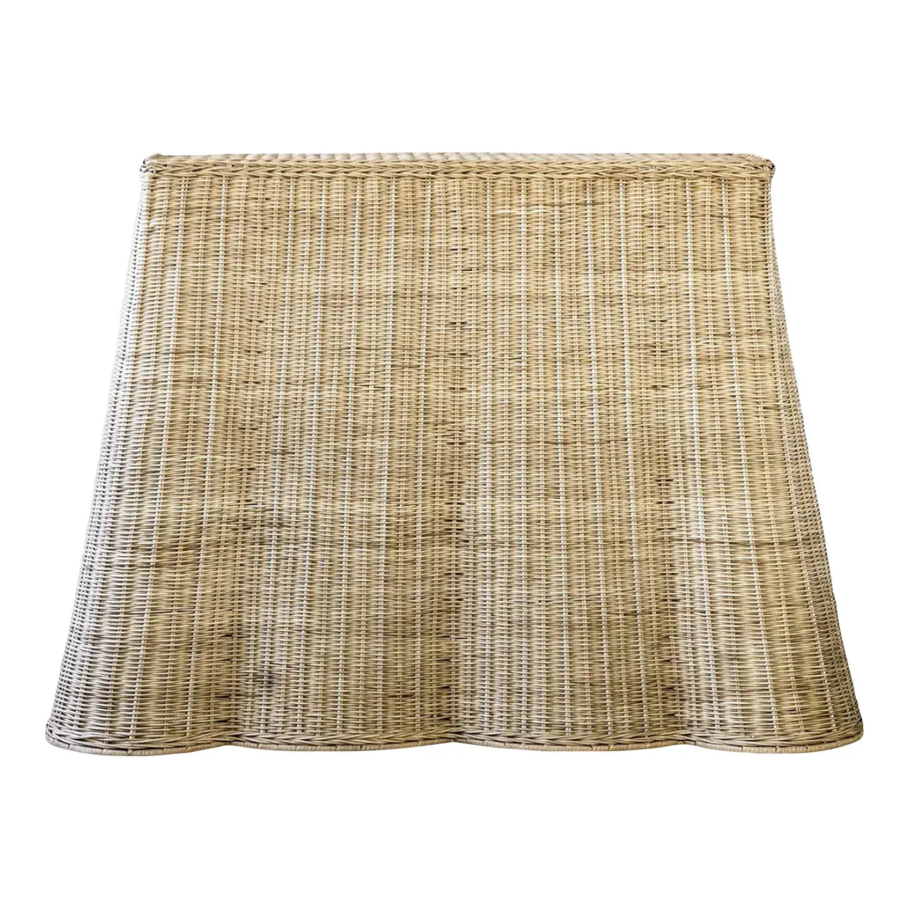 Matthew Izzo Home Rattan Context Context Table - Small | Chairish