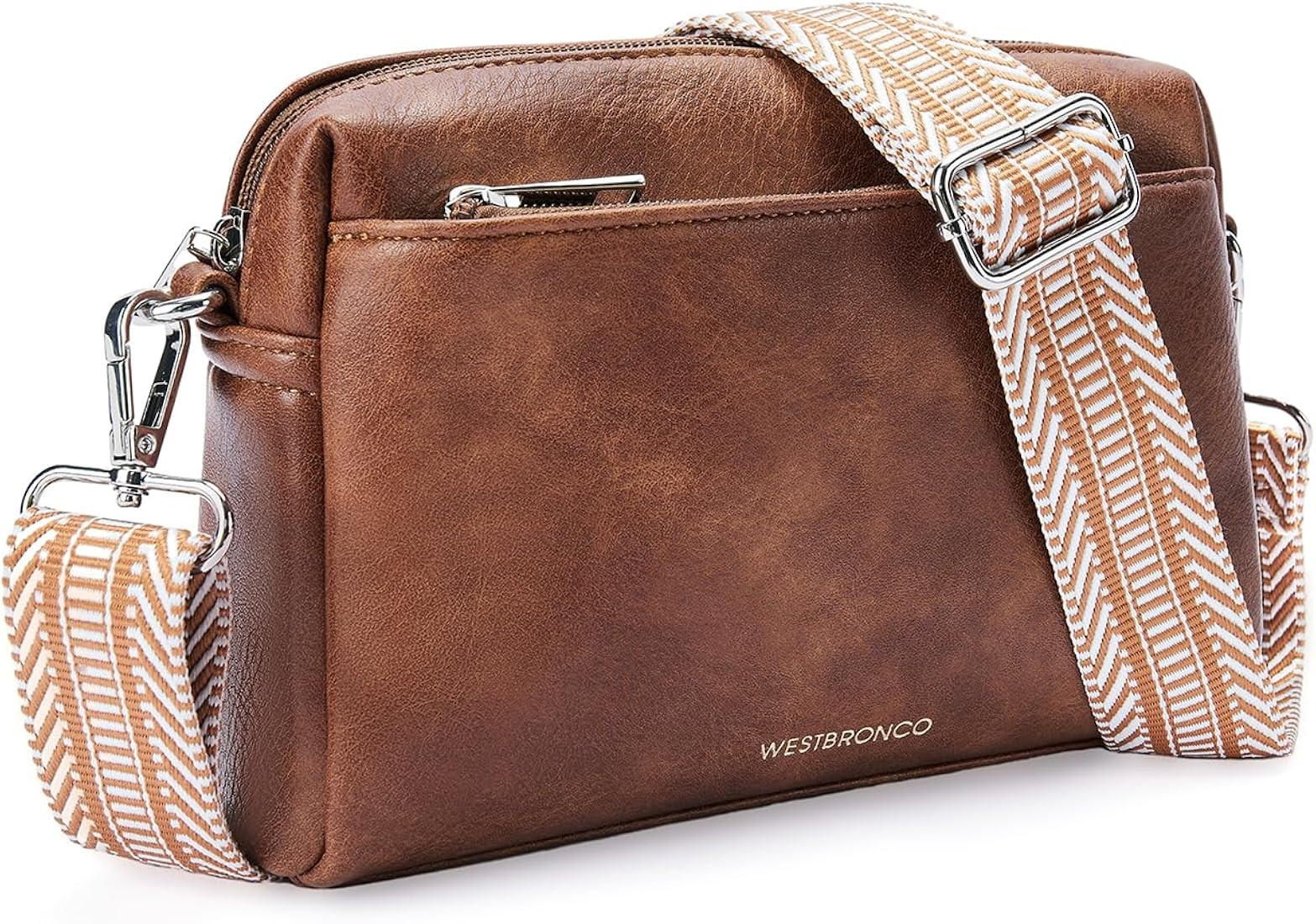 WESTBRONCO Small Crossbody Bags for Women, Shoulder Handbags, Wallet Satchel Purse with Adjustabl... | Amazon (US)