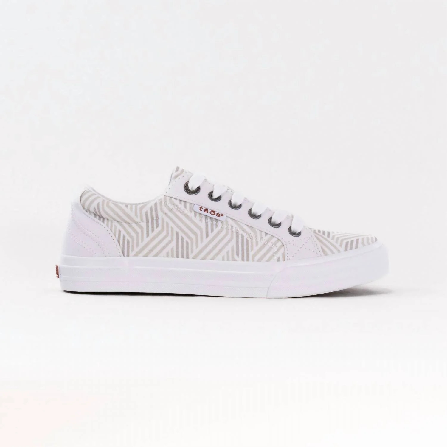 Women's Plim Soul Canvas Sneaker In Geo White Print Multi | Shop Simon