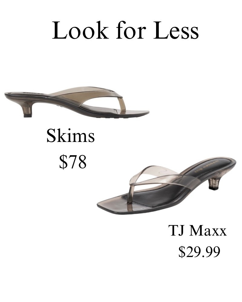 Skims look for less, jelly sandals, pool, beach, spring, summer.

#LTKSaleAlert #LTKSeasonal