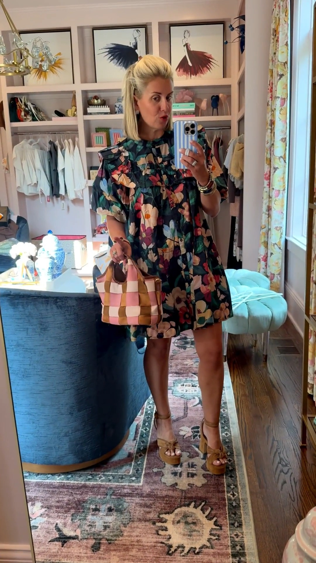 Summer to fall perfection- My favorite Cleobella style dress. I always get it when any new print comes out! I’m in a small dress and 8 shoes. 

CODES:
Cleobella - mixandmatch15 
Allie + Bess - Catherine20
Loopy - mixandmatchmadness 

#LTKOver40 #LTKPetite #LTKootd

#LTKootd #LTKdayinmylife #LTKSeasonal