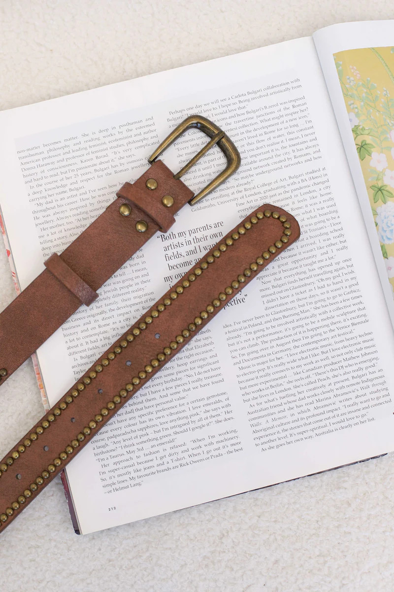 Shop Acccessories: Jace Belt - Brown | saltycrush.com | Salty Crush