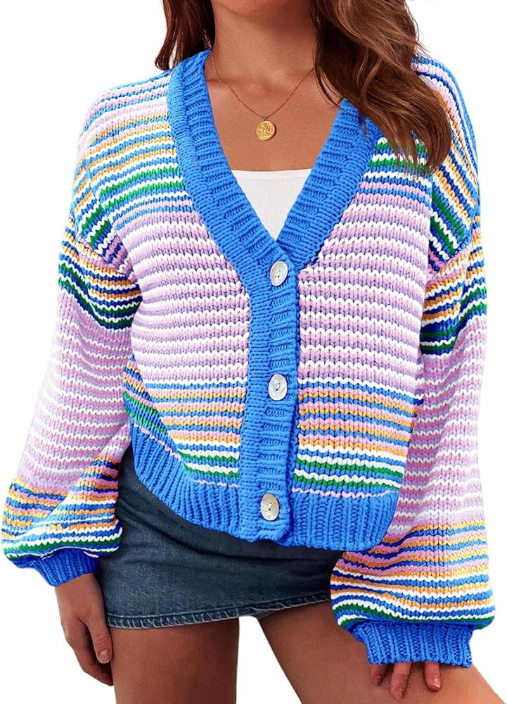 Saodimallsu Cardigan Sweaters Oversized Knit Sweater Coat | Amazon (US)