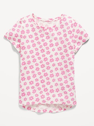Softest Short-Sleeve Printed T-Shirt for Girls | Old Navy (US)